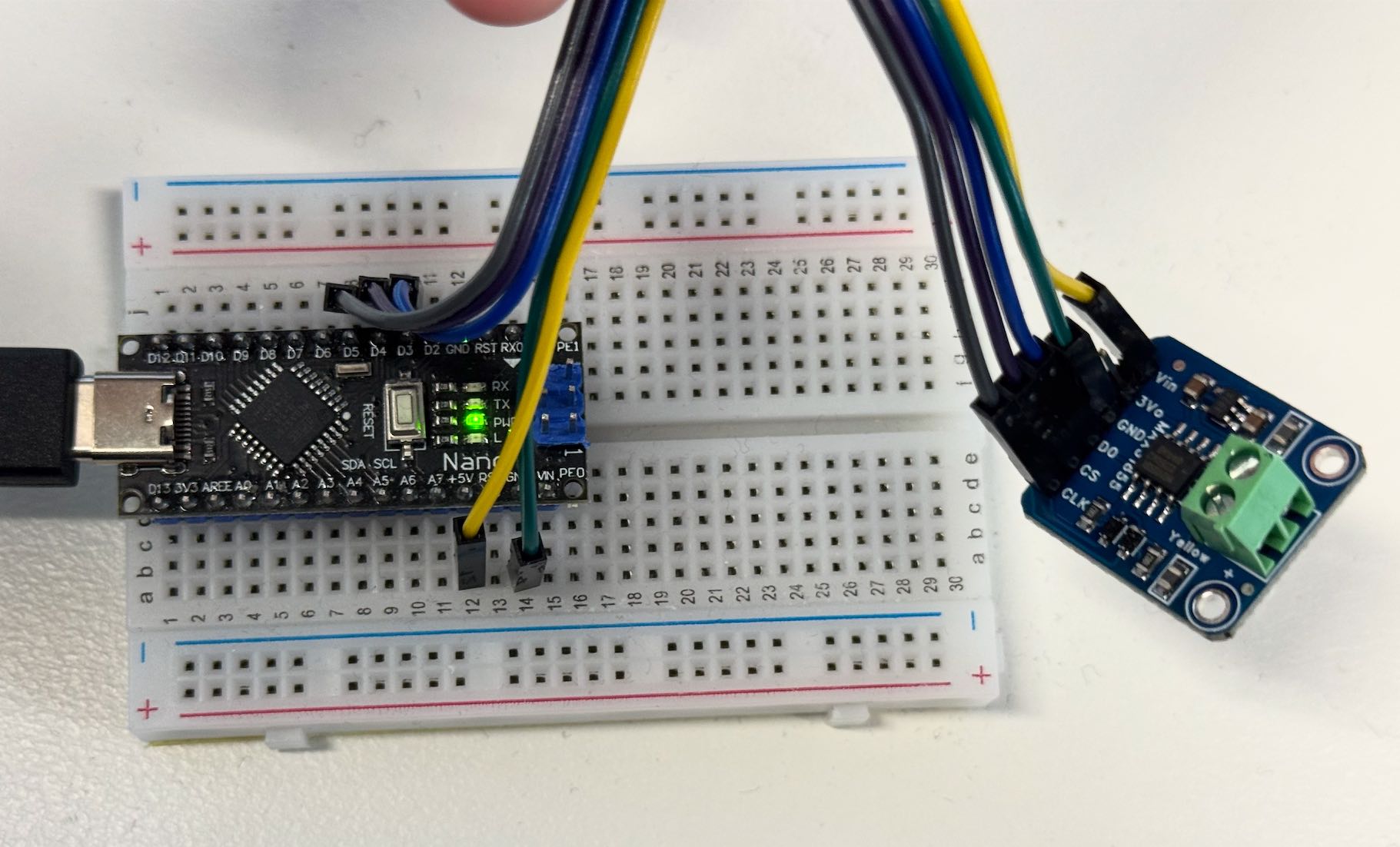 MAX31855 Breadboard