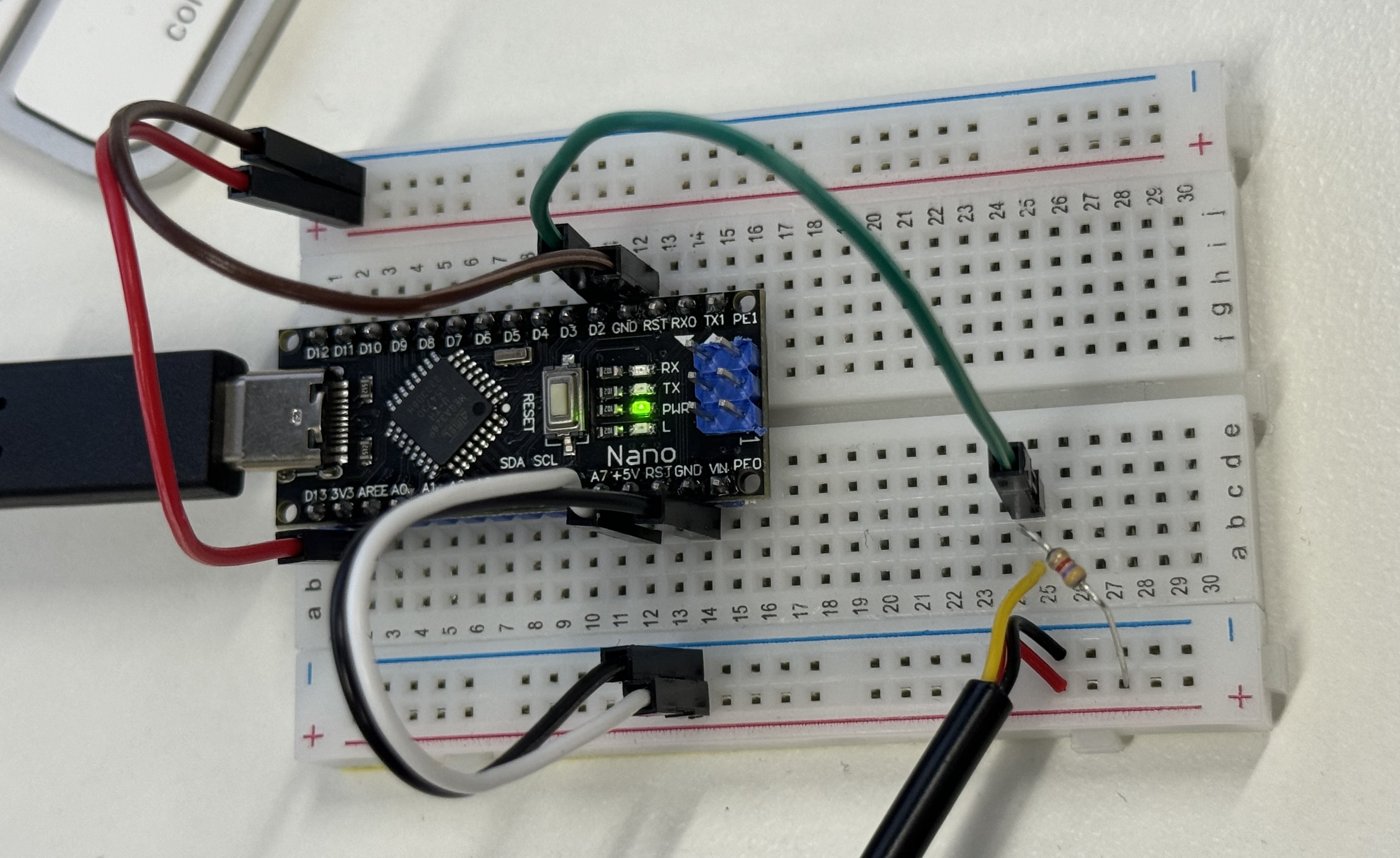 breadboard DS18B20