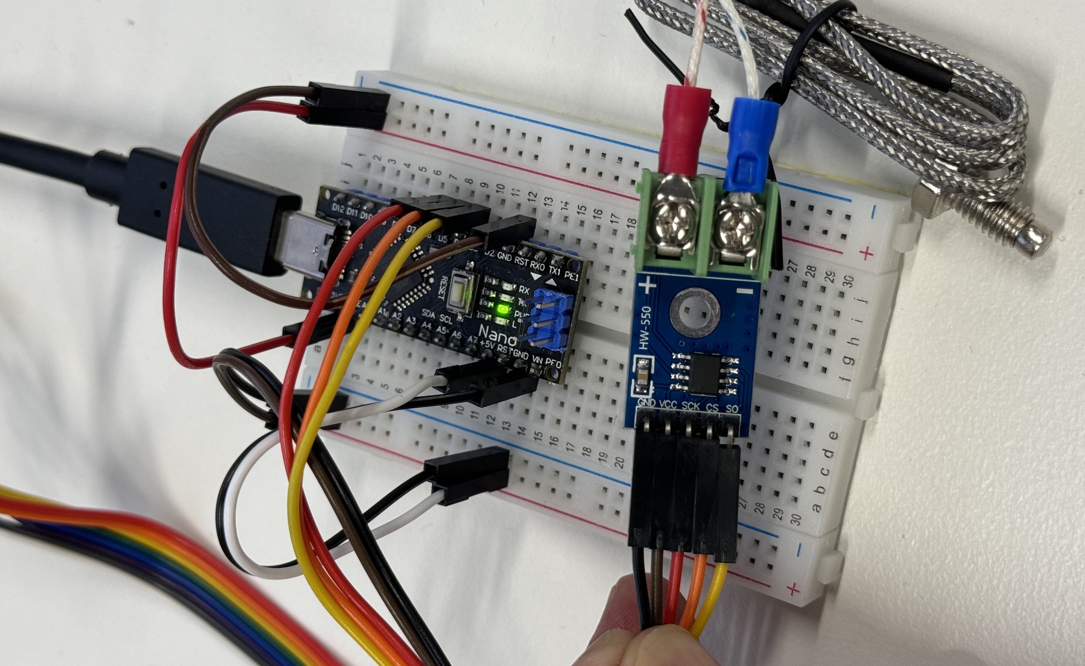 breadboard MAX6678