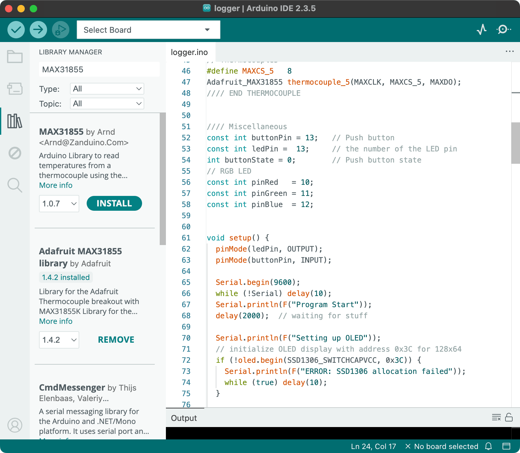 MAX31855 - library
